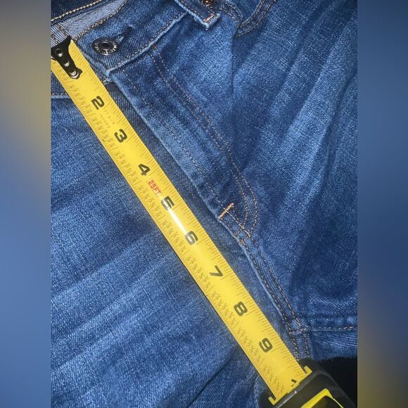 7 for all mankind The Ankle Skinny Jean with Raw Hem Size 31 EUC - Picture 10 of 11